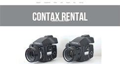 Desktop Screenshot of contaxrental.com